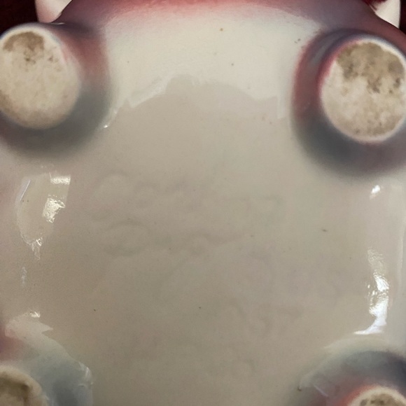 Hull 1957 Pink and Blue Corky Piggy Bank - Picture 6 of 6